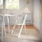 Flash Furniture Holden Commercial Grade White Solid Wood Folding Dining Chair, 4PK 4-ZH-8005-3-WHT-GG - alternate 9